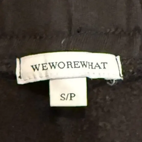 WeWoreWhat Black Sweat Shorts Cozycore Comfy Loungewear Size Small - Picture 3 of 7